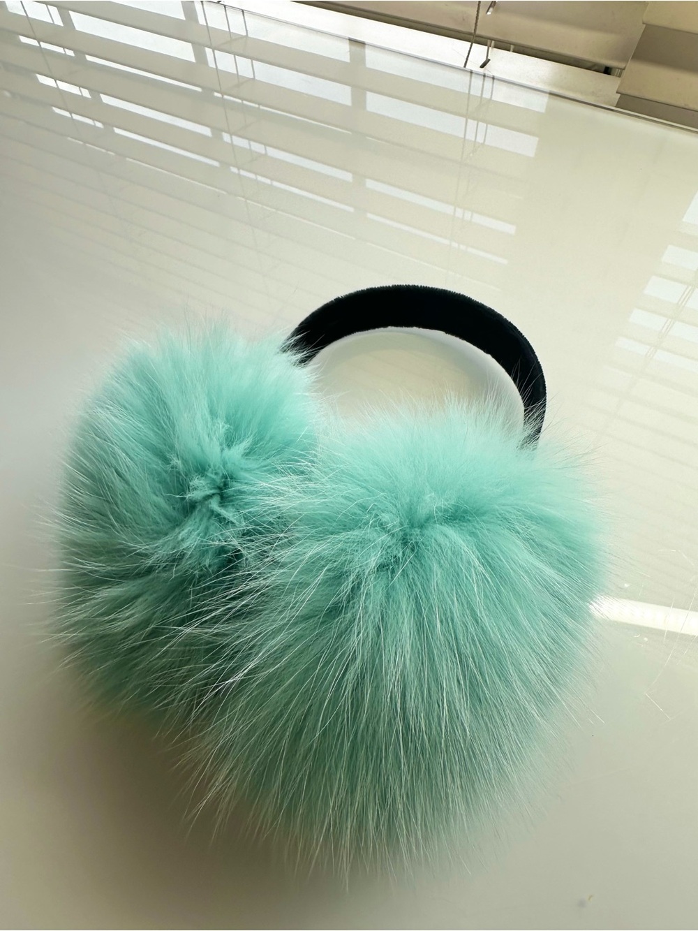 Real Fox Fur Earmuffs